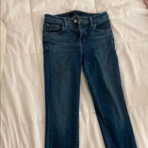 Skinny low rise jeans